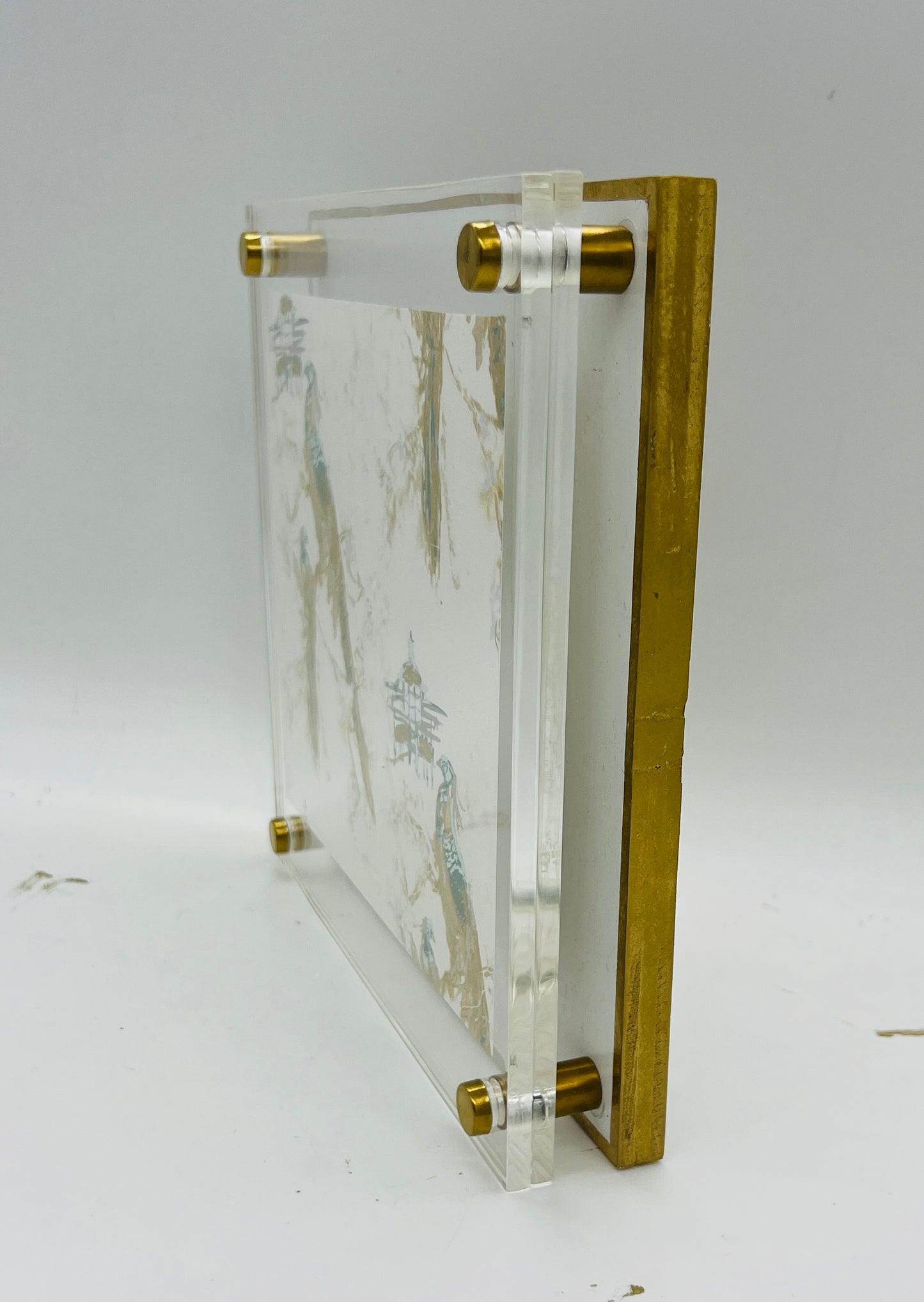 White Pheasant Lucite Panel