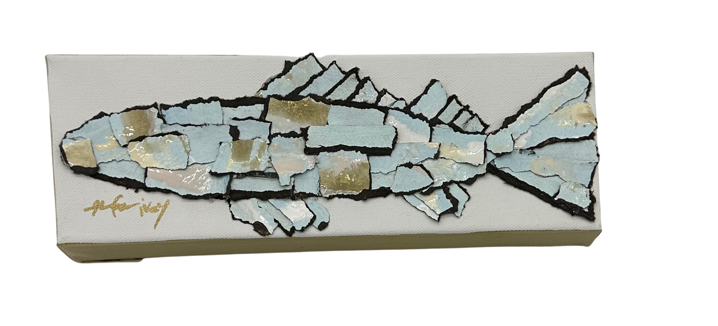 Torn fish 4x12