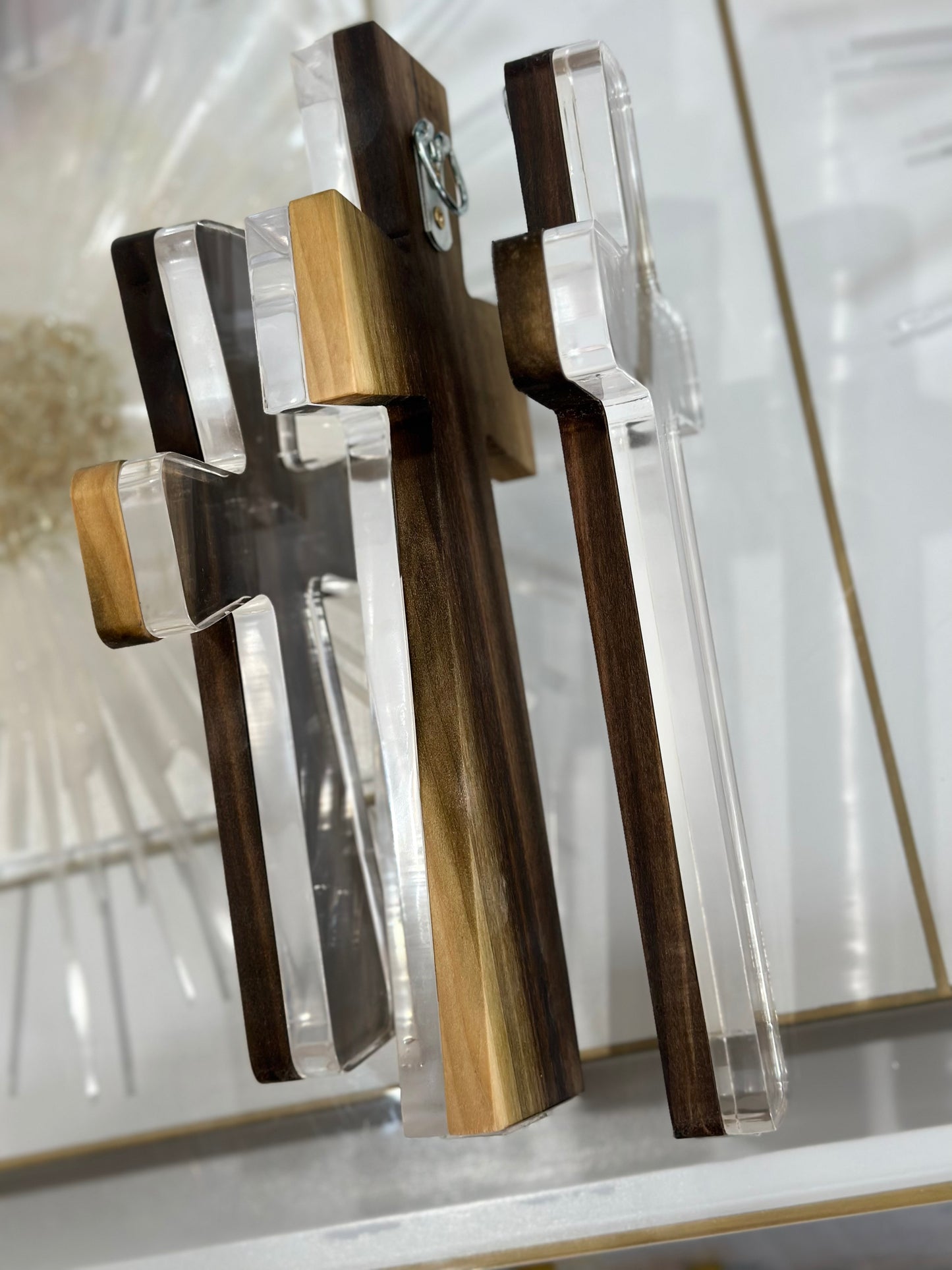 Poplar Lucite Cross