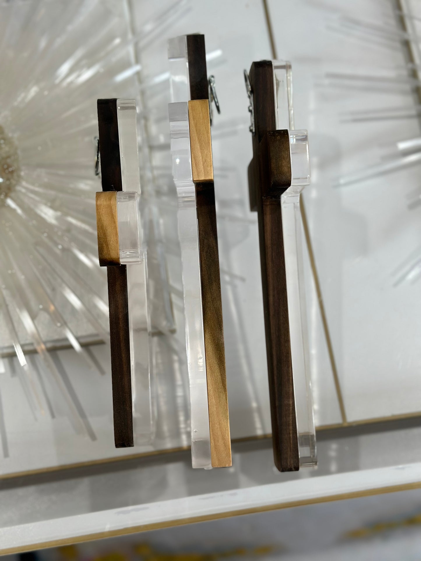 Poplar Lucite Cross