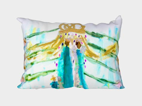 Mardi Gras Coronation Pillow