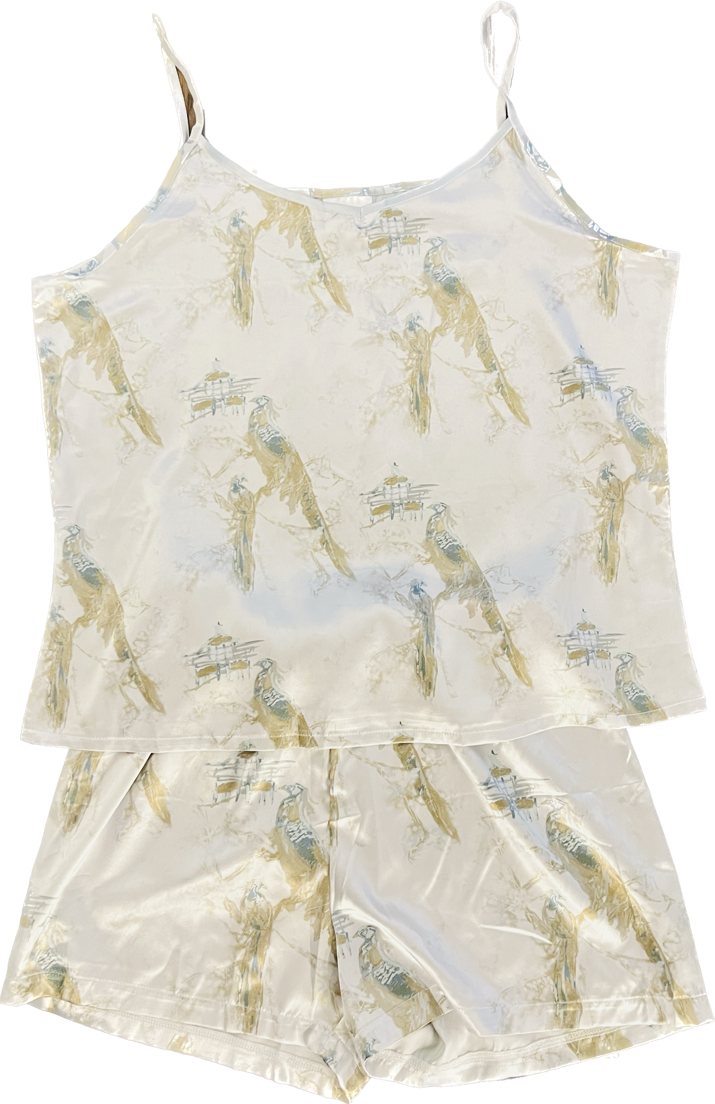 White Pheasant Pajama Set