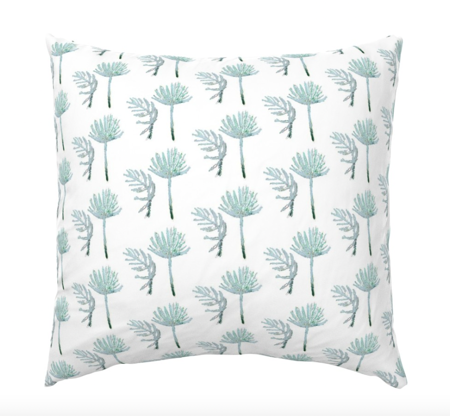 White Palmetto Pillow Collection